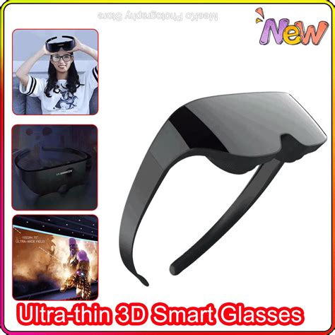 Shinecon Lunettes Intelligentes D Ultra Fines Vr Ai Casque Hd