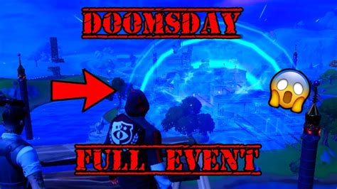 Fortnite Doomsday Event Full Event Live Reaction Youtube