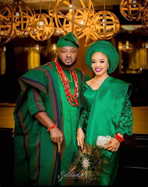 Celebrant Aso Oke Made For Nigerian Traditional Ceremonies