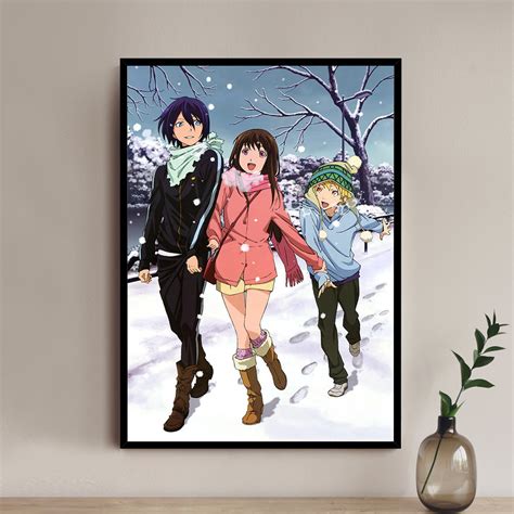 Noragami Anime Poster High Quality Canvas Art Print Room Etsy