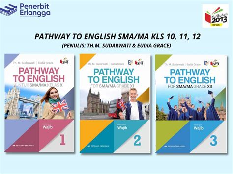 Jual BUKU PATHWAY TO ENGLISH KELAS 10 11 12 K13N SMA ERLANGGA JILID 3