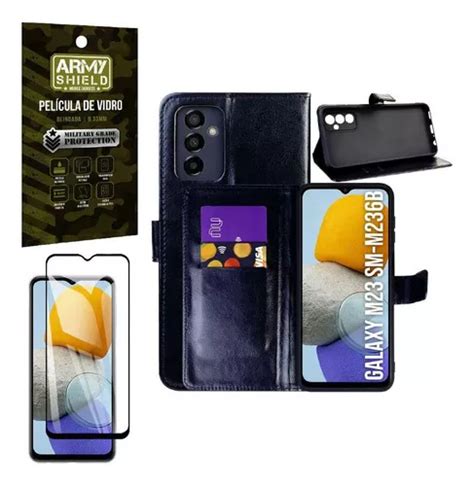 Funda Tipo Cartera Para Samsung M G Y Pel Cula D Armyshield