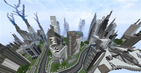 Futuristic City Map Minecraft Reqopbooster