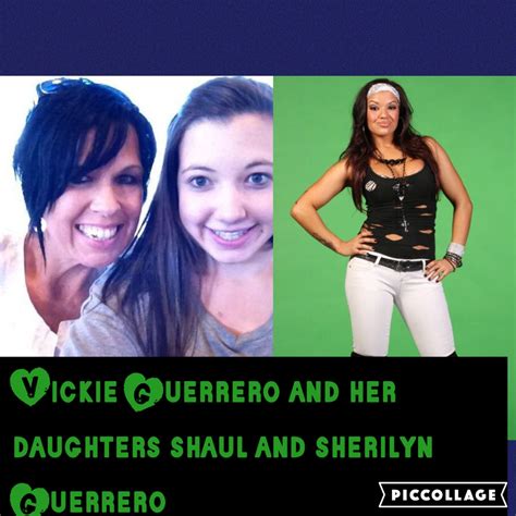 Vickie Guerrero and her two kids | Vickie guerrero, Guerrero, Kids