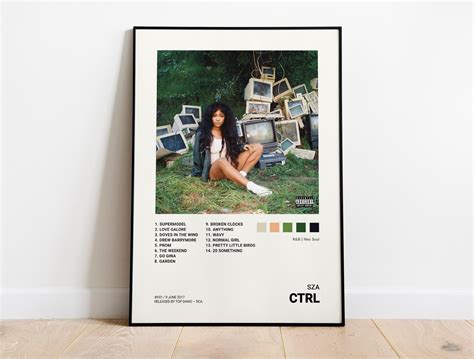 SZA - Ctrl Album Cover Poster | Architeg Prints