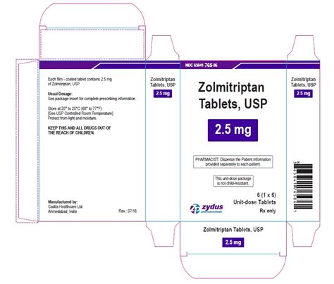 Zolmitriptan Tablets