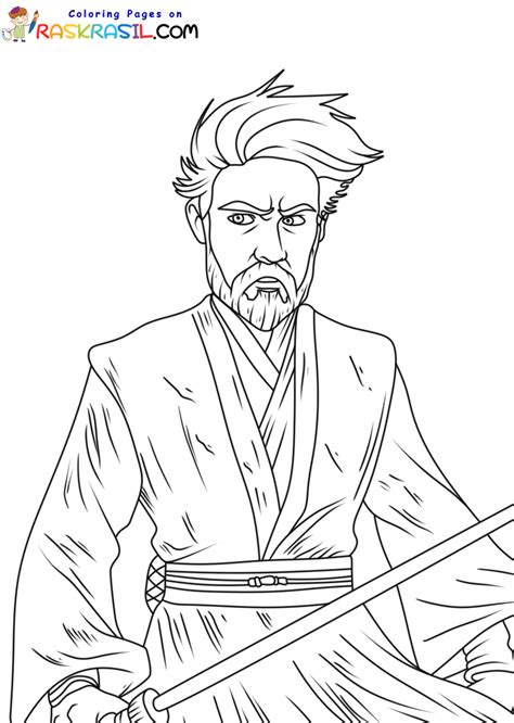 Obi Wan Anakin Coloring Pages