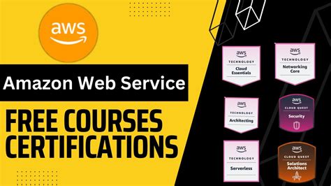 Aws Free Courses And Certification Free Skill Badge Youtube