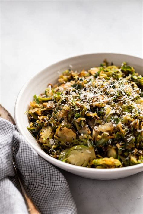 Minute Sauteed Shredded Brussels Sprouts