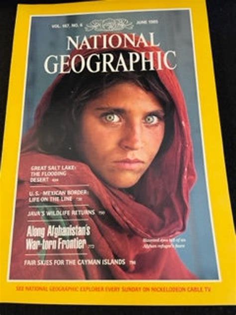 Afghan Girl Prize Winning Cover On National Geographic Magazine June