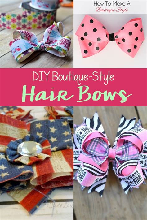 Diy Boutique Style Hair Bows