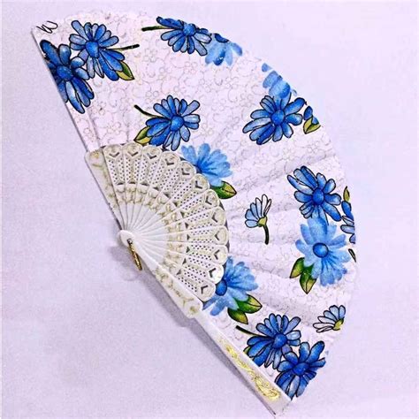 Pamaypay O Abanico Floral Flower Design Folding Fan Shopee Philippines