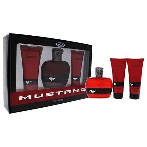 Mustang Gift Set Ml Edt Ml Aftershave Balm Ml Shower Gel