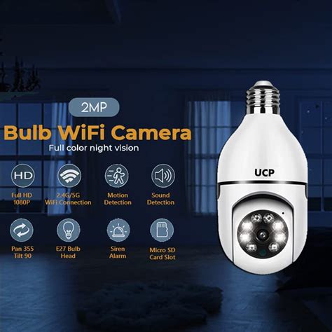 Light Bulb Camera Outdoor/Indoor 1080p Security Camera