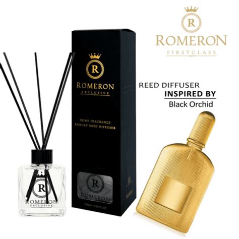 Romeron TF Black Orchid namų kvapas 120ml įkvėptas Tom Ford Black