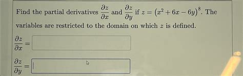 Solved Find The Partial Derivatives Delzdelx And Delzdely Chegg