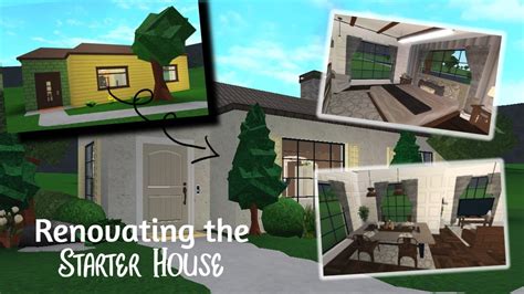 Renovating The Starter House Bloxburg YouTube