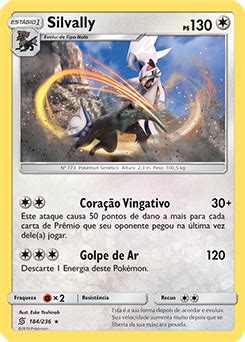 Silvally Sintonia Mental Banco De Dados De Cards Do Estampas