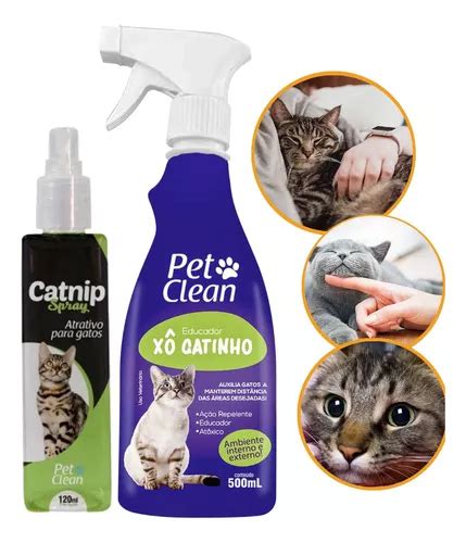 Kit Educador Para Gatos X Gatinho Catnip Spray Atrativo