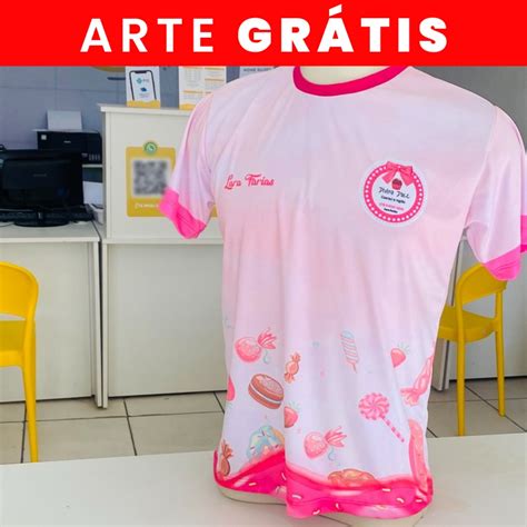 Camisa Personalizada Sua Estampa Foto Frase Tema Logo De Empresa