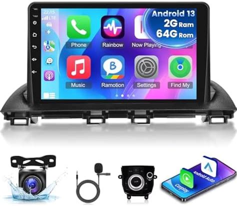 2G 64G Radio De Coche Para Mazda 3 Axela 2014 2019 Android 13