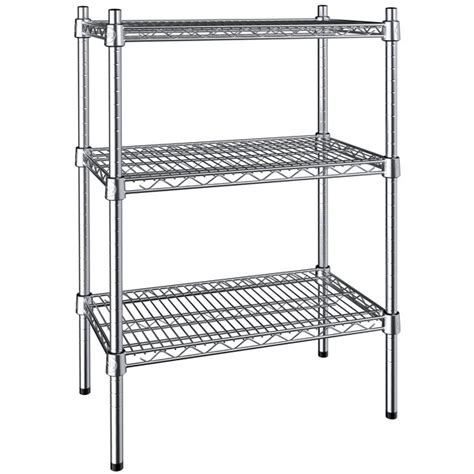 Regency Wide Nsf Chrome Wire Shelf Kit With Posts