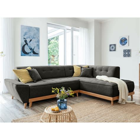 Bestmobilier Daisy canapé d angle convertible avec coffre en