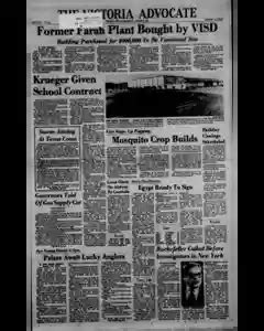 Victoria Advocate Newspaper Archives Aug 29 1975 P 1