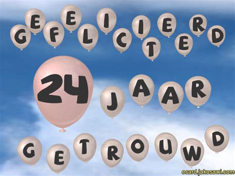 Jakosawi Gratis Wenskaarten E Cards 24 Jaar Ballon Lucht