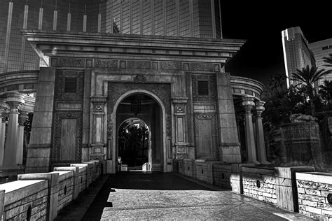 The Bridge To Mandalay Bay One Of The Ornate Entrances To The