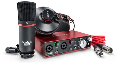 FOCUSRITE Scarlett Studio 2nd Gen - студийный комплект (Scarlett 2i2 ...