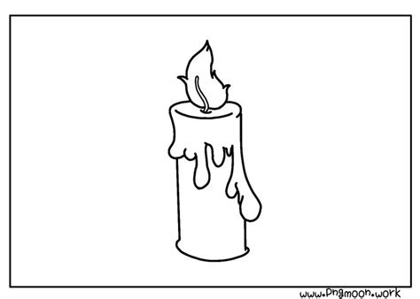 10 Best Candle Colouring Pages Candle Outline Colorful Candles Cartoon Candle Best Candles