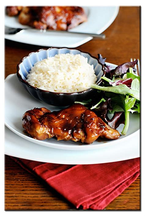 Oven Baked Teriyaki Chicken Thighs Dine And Dish