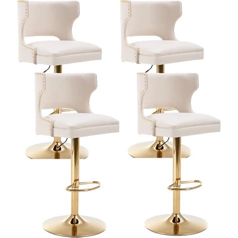 54 Mo Finance CIMOTA Swivel Bar Stools Set Of 4 Adjustable Height