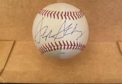 Stephen Strasburg Nationals Signed Autographed Official Training