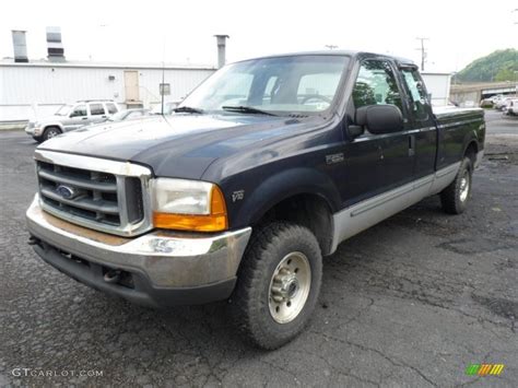 1999 Deep Wedgewood Blue Metallic Ford F250 Super Duty Xlt Extended Cab