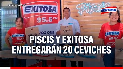 Surco Piscis y Exitosa entregarán 20 ceviches a los fieles oyentes