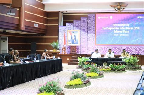 High Level Meeting TPID Provinsi Sulawesi Utara Bahas Pengendalian Inflasi