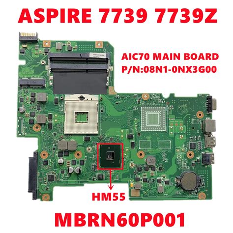 MBRN60P001 MB RN60P 001 For Acer ASPIRE 7739 7739Z Laptop Motherboard