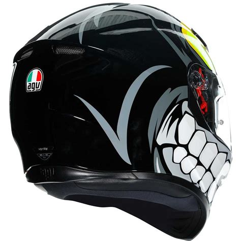 Casco Moto Integrale Agv K Sv Angry Nero Doppia Visiera Vendita Online