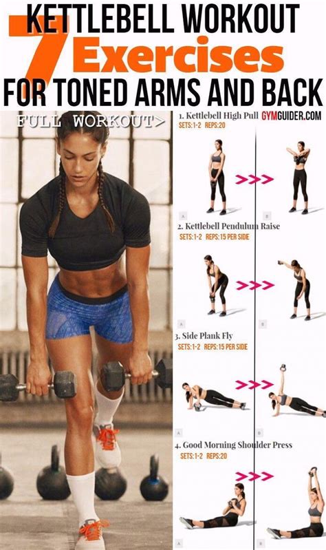 A 7 Move Upper-Body Kettlebell Workout to Strengthen Your Arms, Back ...