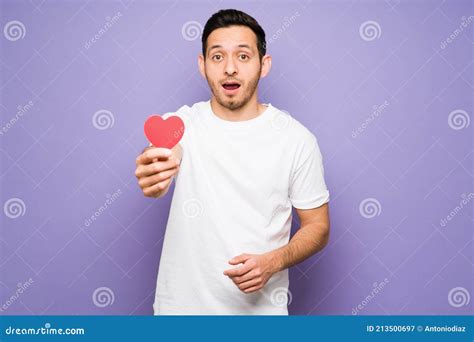 Cute Young Man Giving His Love To Someone Stock Image Image Of