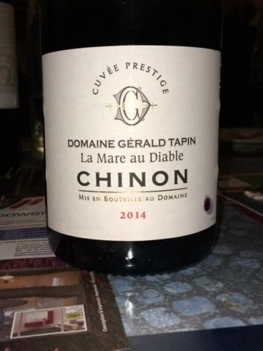 Domaine G Rald Tapin Cuv E Prestige La Mare Au Diable Chinon Vivino Us