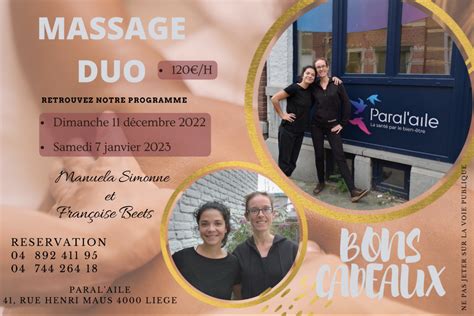 Journée massage en duo Paral aile