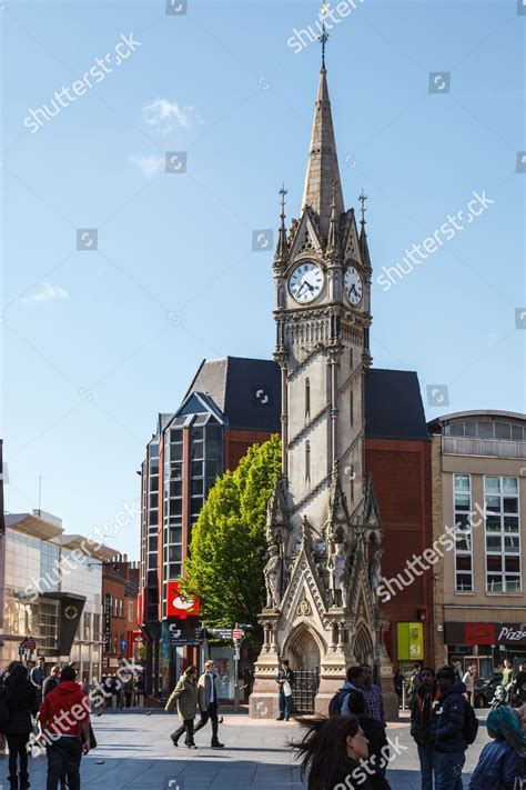 Haymarket Memorial Clock Tower Central Leicester Editorial Stock Photo ...