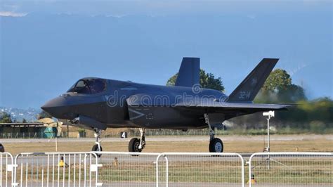 Lockheed Martin F 35B Lightning II Stealth Fighter Jet Of Italian Air