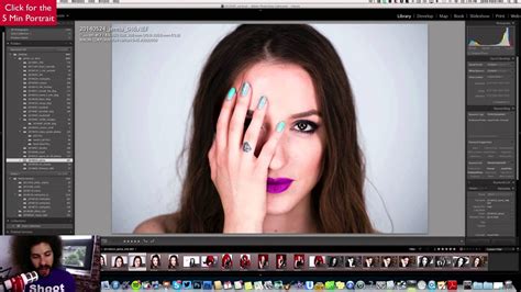 5 Min Portrait How To Edit Headshot In Adobe Lightroom Youtube