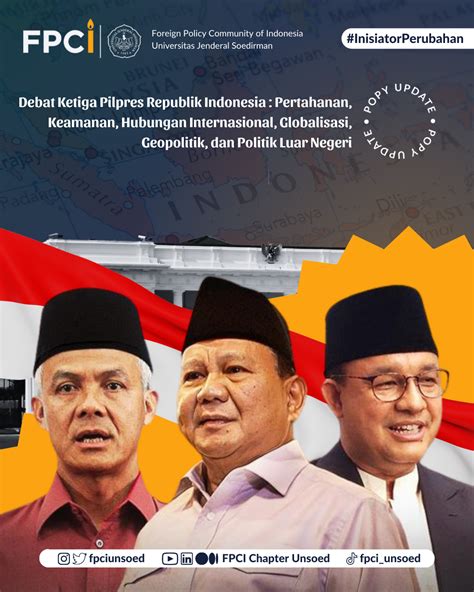 Debat Ketiga Pilpres Republik Indonesia Pertahanan Keamanan