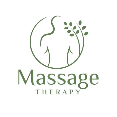 Illustration Vectorielle De Logo De Thérapie De Massage Femmesymbole De