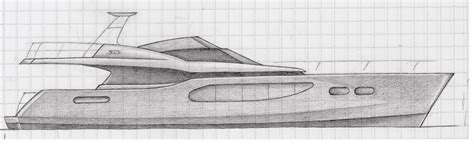 The yacht sketch | Boat Design Net